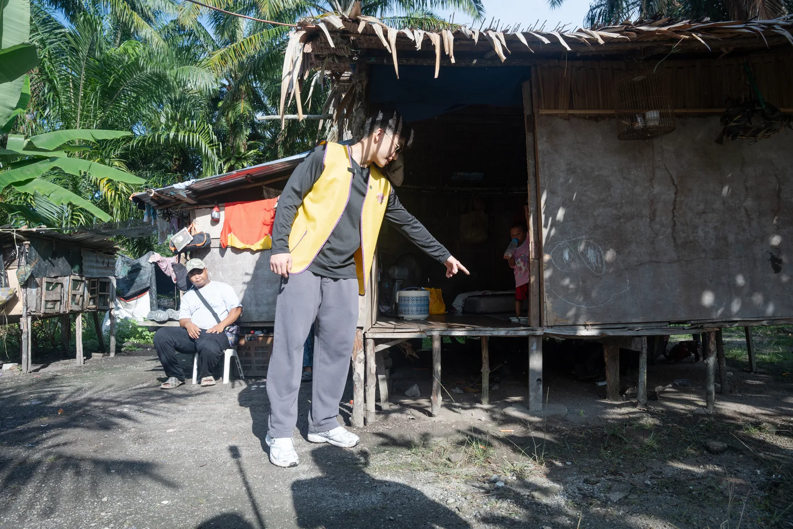 Lions Club volunteers overseeing the community programme